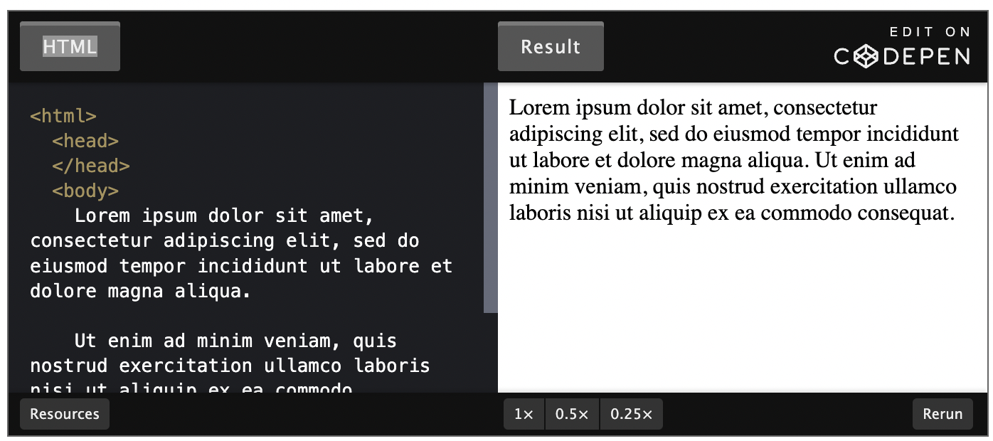 output