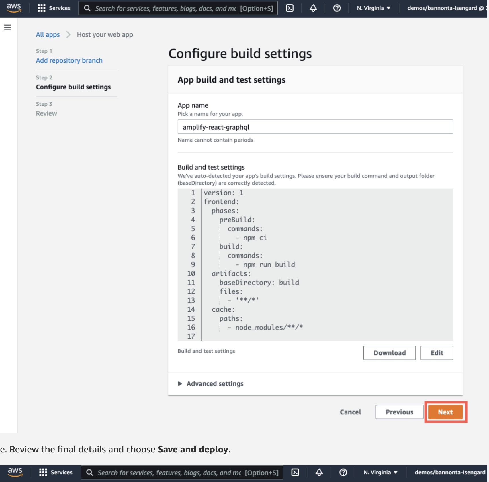 configure