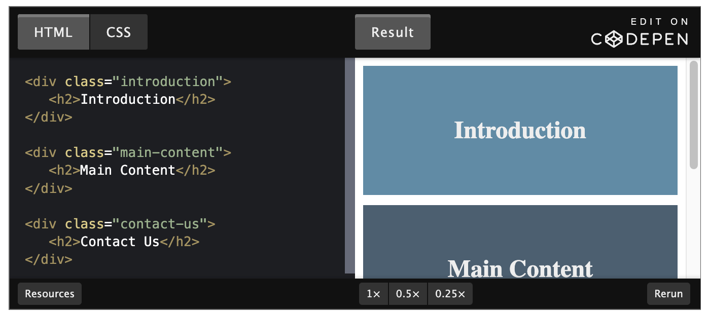 div-example