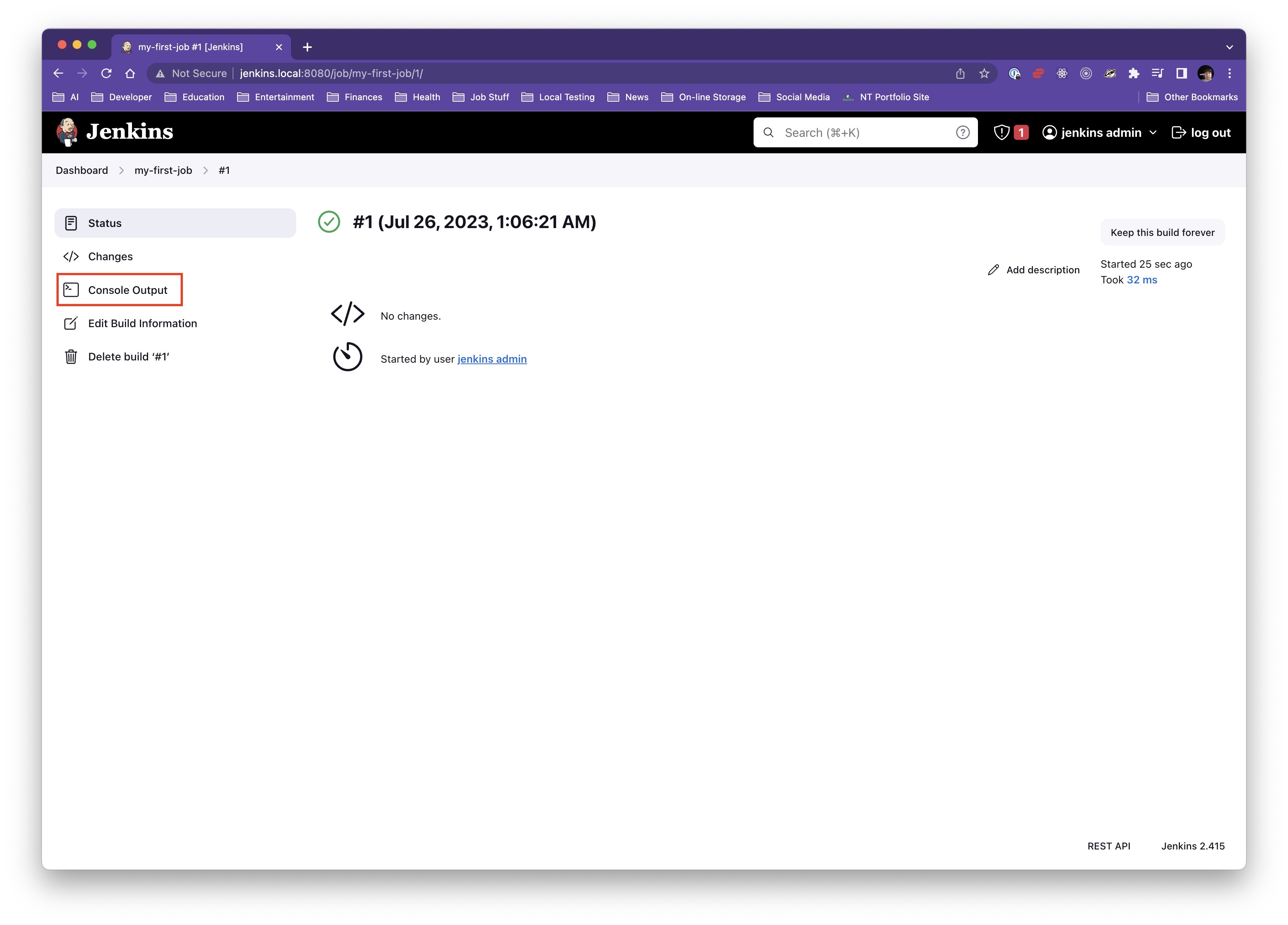 job screen