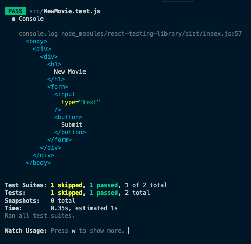 skeleton output